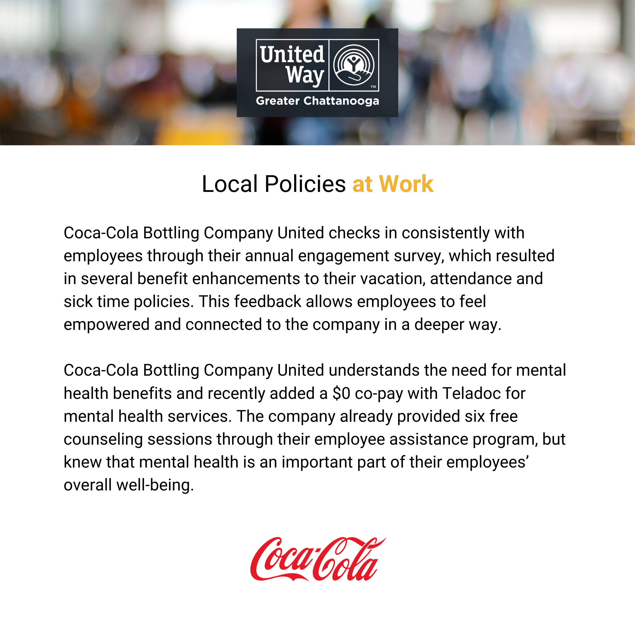 United for Working Families Chattanooga Coca-Cola